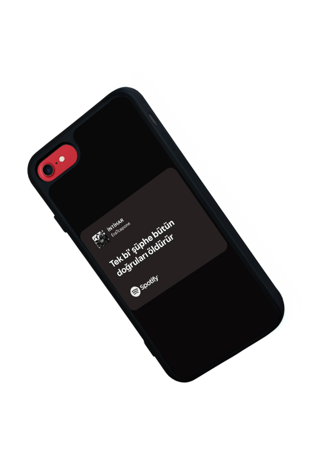 iPhone 8 Uyumlu Sarki Sozleri Tasarımlı Glossy Premium Kılıf