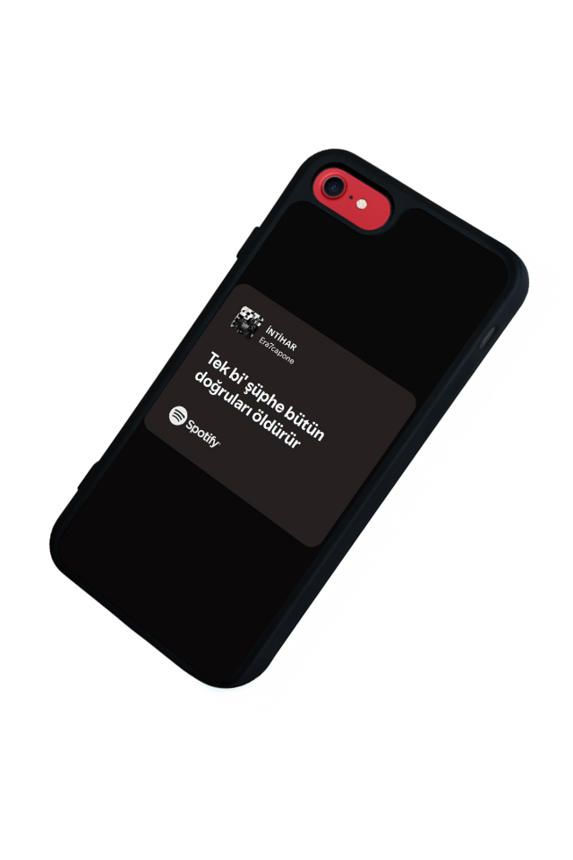 iPhone 8 Uyumlu Sarki Sozleri Tasarımlı Glossy Premium Kılıf