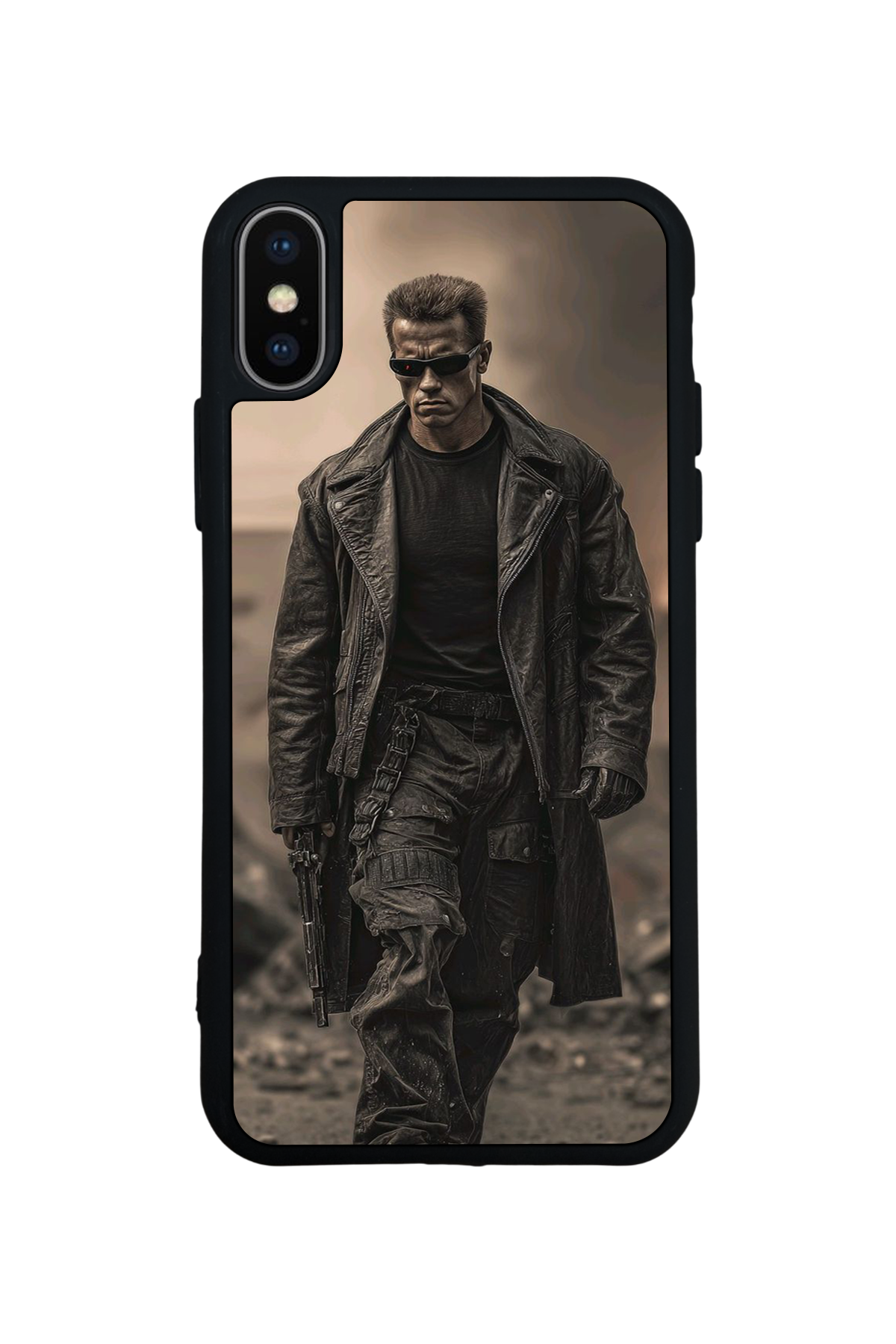 iPhone XS Max Uyumlu Terminator Tasarımlı Glossy Premium Kılıf