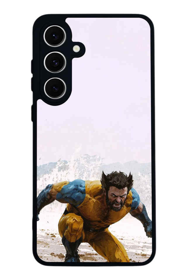 Samsung Galaxy S24 FE Uyumlu Wolverine Tasarımlı Glossy Premium Kılıf