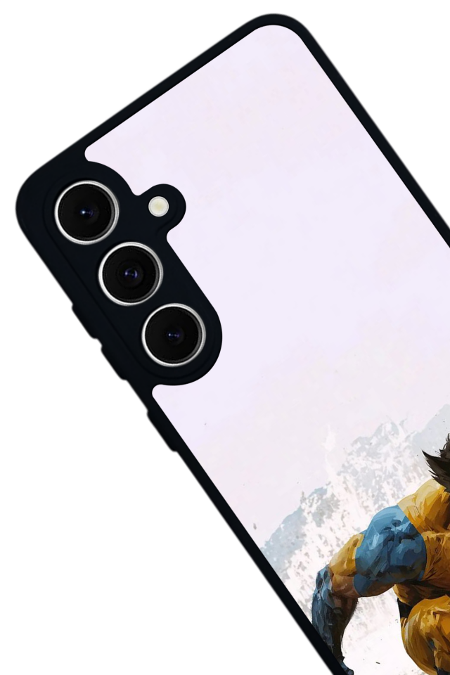 Samsung Galaxy S24 FE Uyumlu Wolverine Tasarımlı Glossy Premium Kılıf
