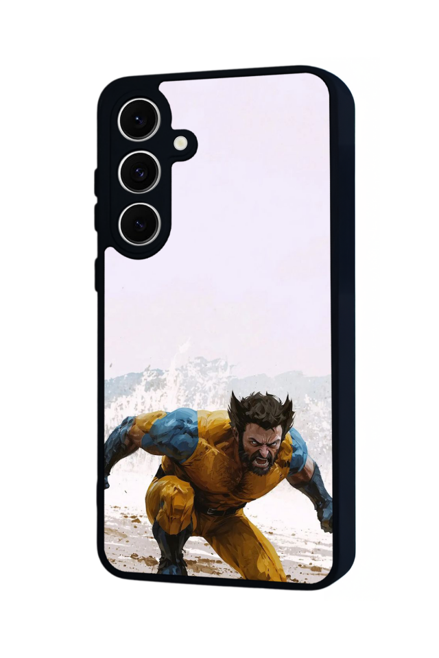 Samsung Galaxy S24 FE Uyumlu Wolverine Tasarımlı Glossy Premium Kılıf