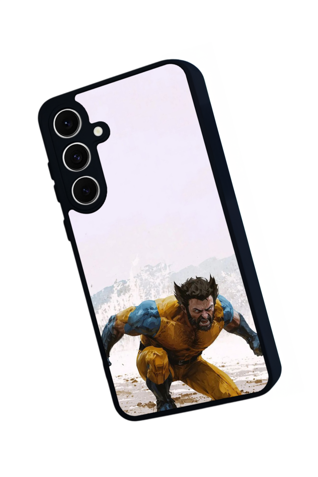Samsung Galaxy S24 FE Uyumlu Wolverine Tasarımlı Glossy Premium Kılıf