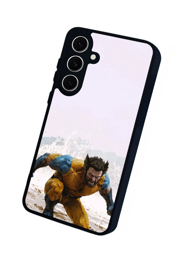 Samsung Galaxy S24 FE Uyumlu Wolverine Tasarımlı Glossy Premium Kılıf