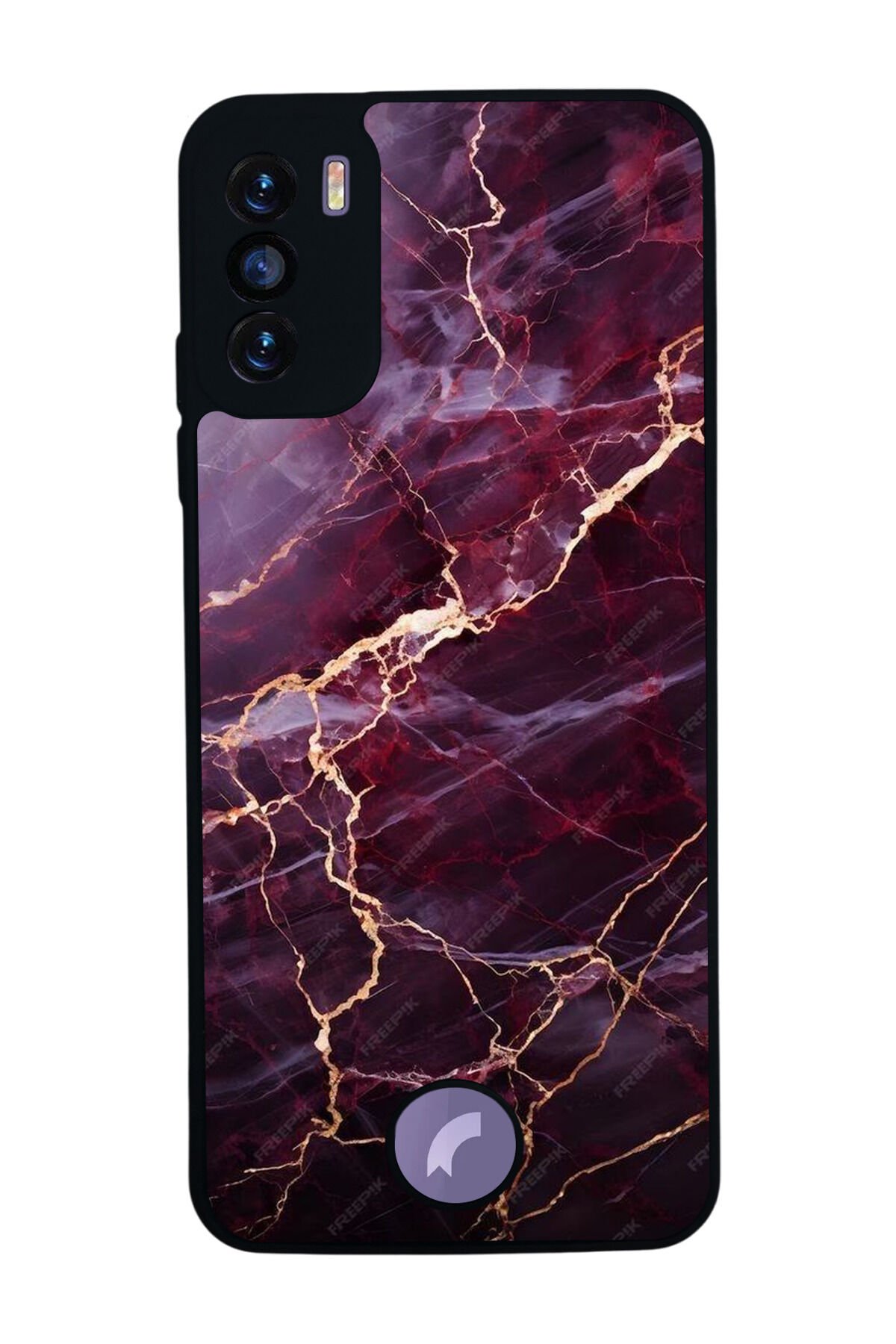 Reeder S19 Max Pro S Uyumlu Mermer Marble Tasarımlı Glossy Premium Kılıf