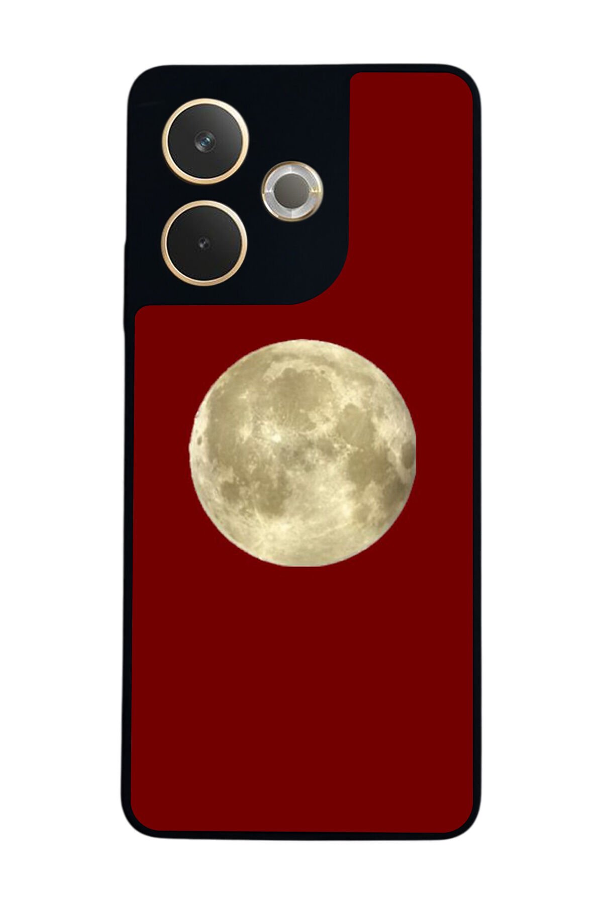 Oppo A5 Pro Uyumlu Kirmizi Tasarımlı Glossy Premium Kılıf