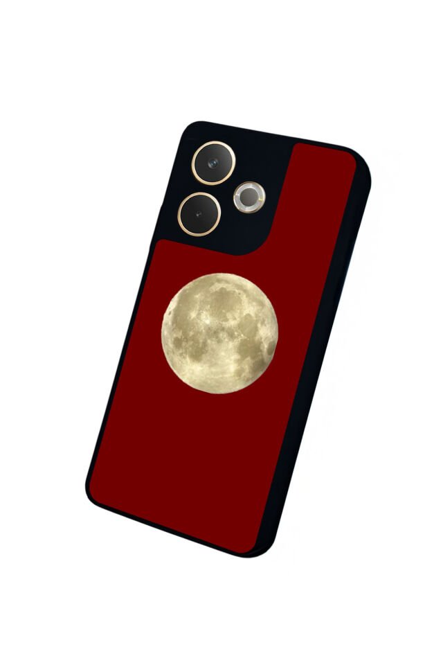 Oppo A5 Pro Uyumlu Kirmizi Tasarımlı Glossy Premium Kılıf
