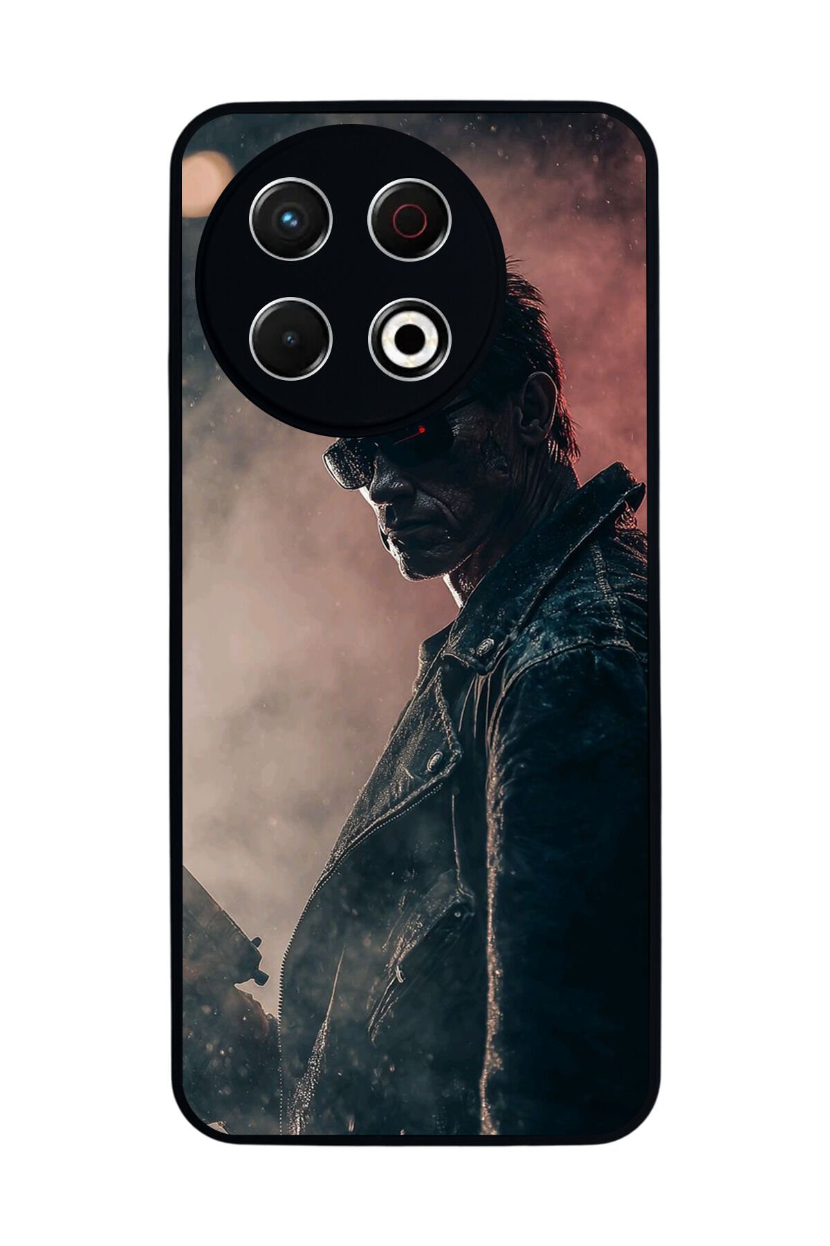 Tecno Spark 30 Pro Uyumlu Terminator Tasarımlı Glossy Premium Kılıf