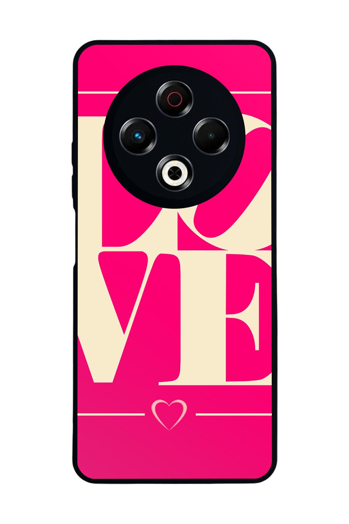 Tecno Spark 30 Uyumlu Love Tasarımlı Glossy Premium Kılıf