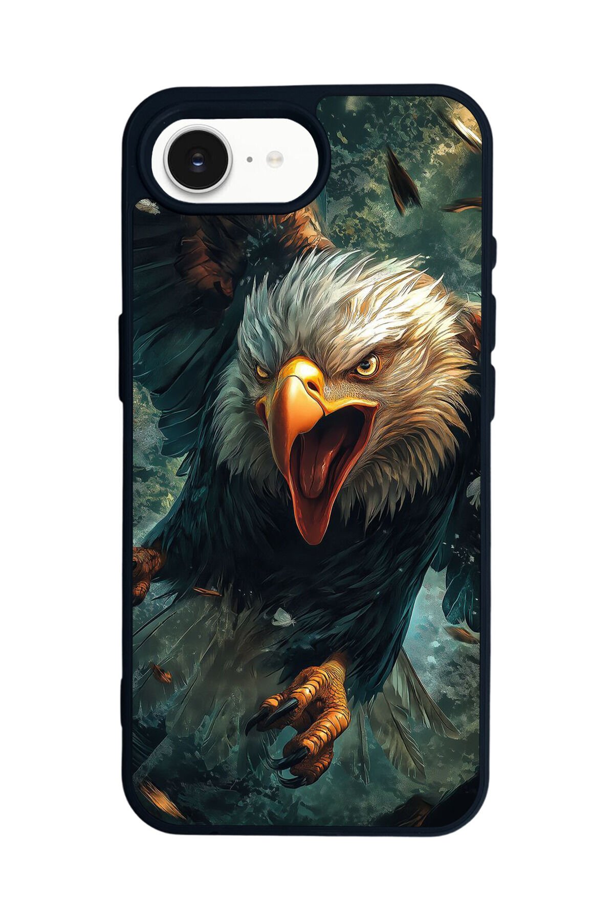 iPhone 16E Uyumlu Besiktas Tasarımlı Glossy Premium Kılıf