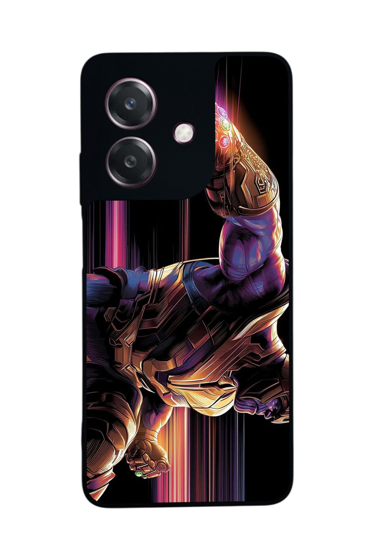 Oppo A3 5G Uyumlu Thanos Tasarımlı Glossy Premium Kılıf