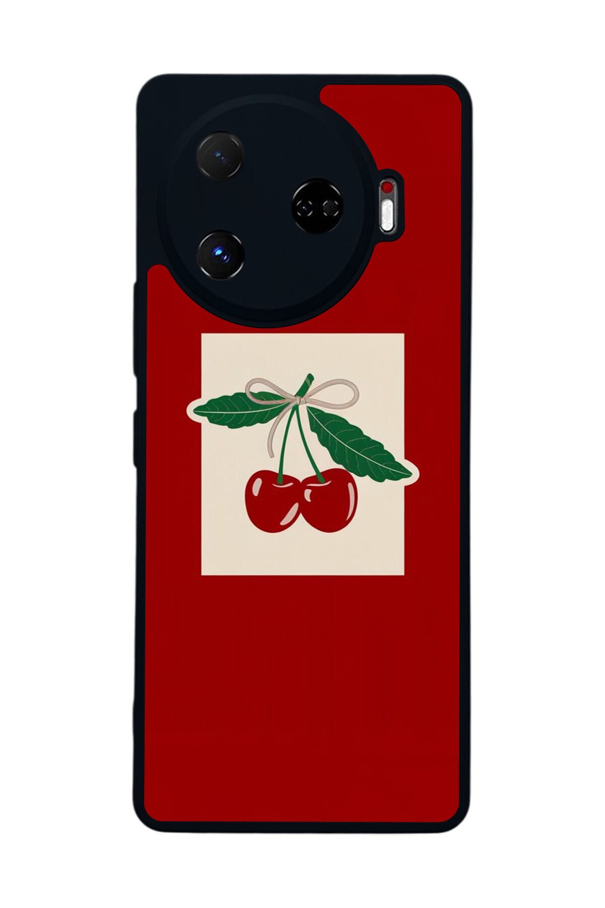 Tecno Camon 30 Pro Uyumlu Kiraz Tasarımlı Glossy Premium Kılıf