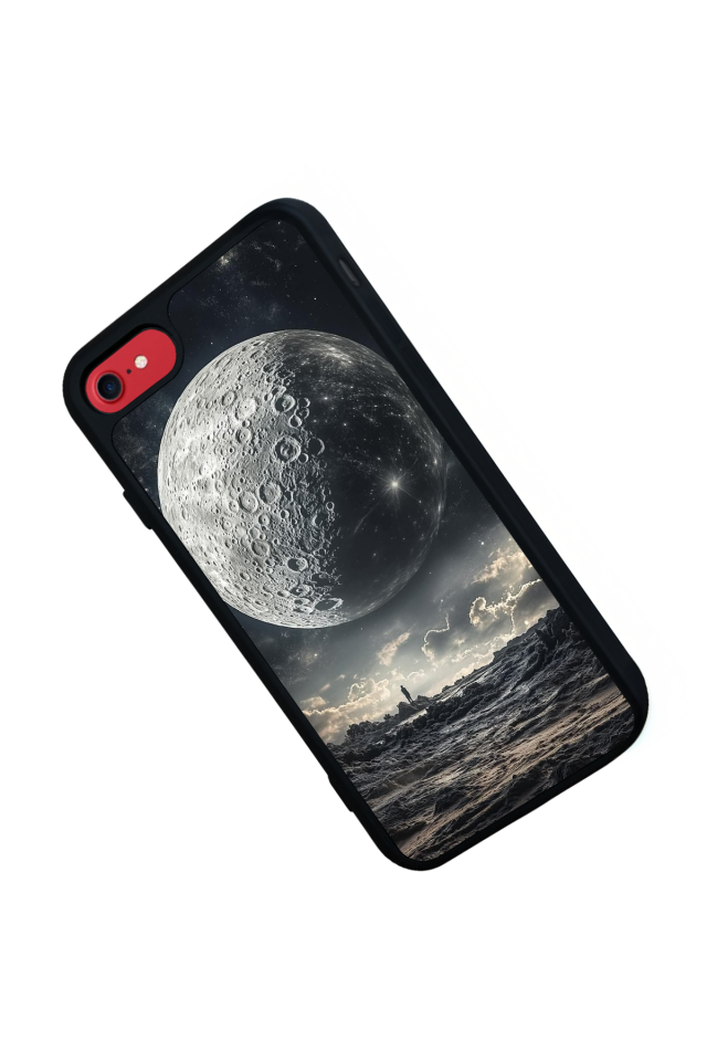 iPhone 7 Uyumlu Ay Tasarımlı Glossy Premium Kılıf