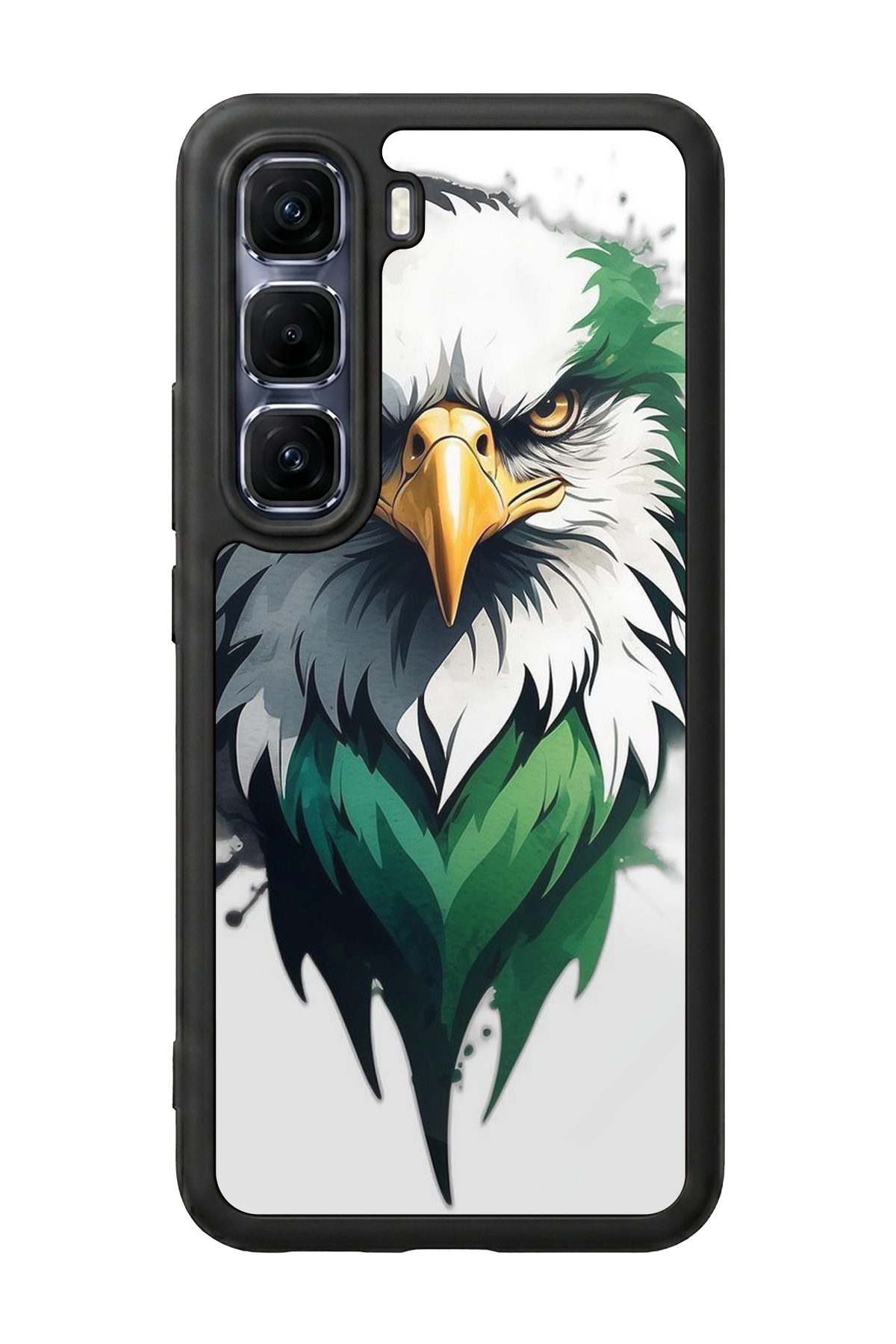 Infinix Hot 60 Pro Plus Uyumlu Besiktas Tasarımlı Glossy Premium Kılıf