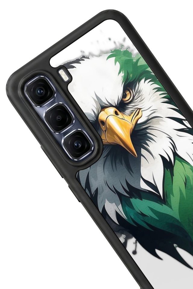 Infinix Hot 60 Pro Plus Uyumlu Besiktas Tasarımlı Glossy Premium Kılıf