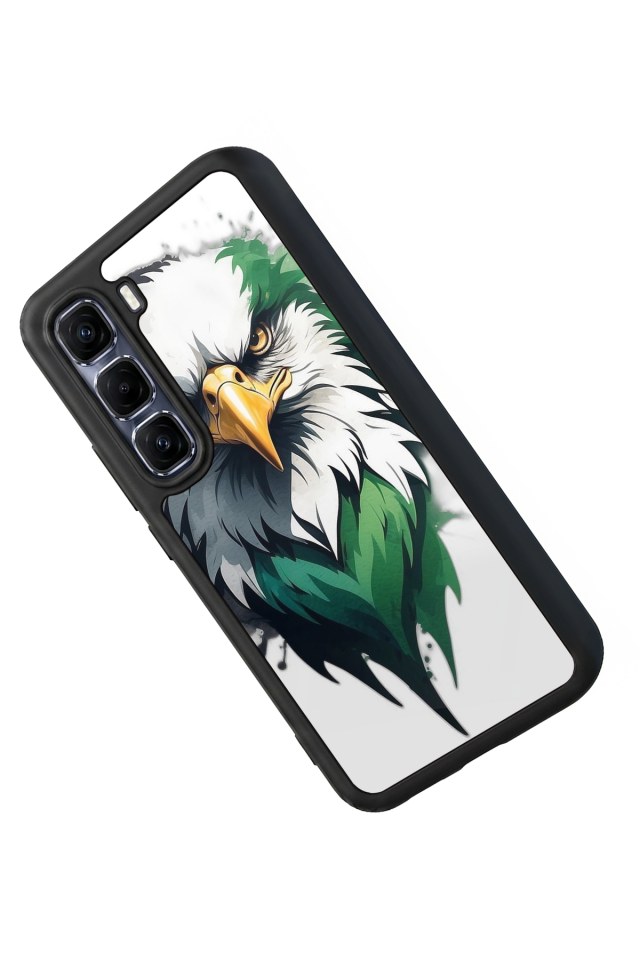 Infinix Hot 60 Pro Plus Uyumlu Besiktas Tasarımlı Glossy Premium Kılıf