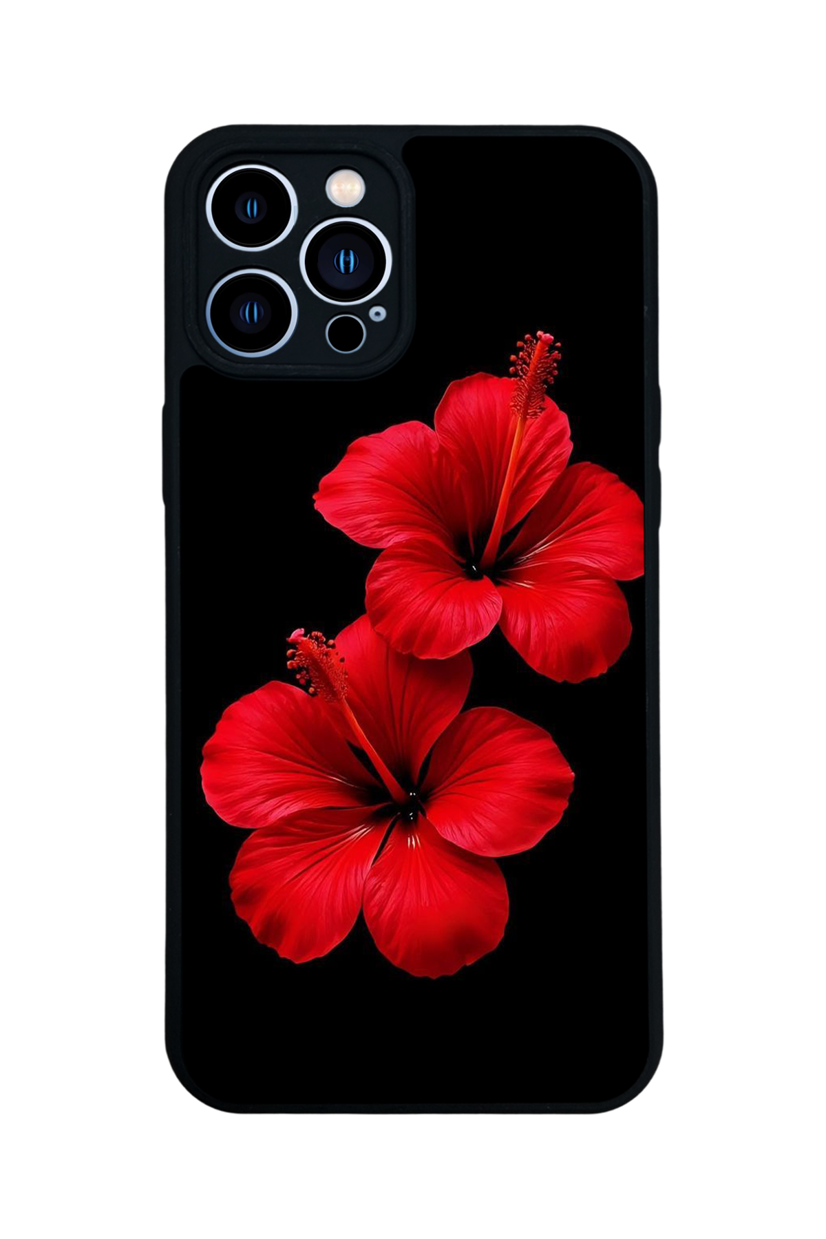 iPhone 12 Pro Max Uyumlu Cicek Tasarımlı Glossy Premium Kılıf