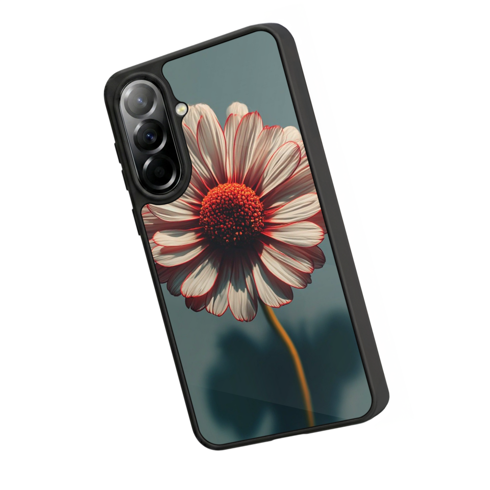 Samsung Galaxy A57 Uyumlu Cicek Tasarımlı Glossy Premium Kılıf