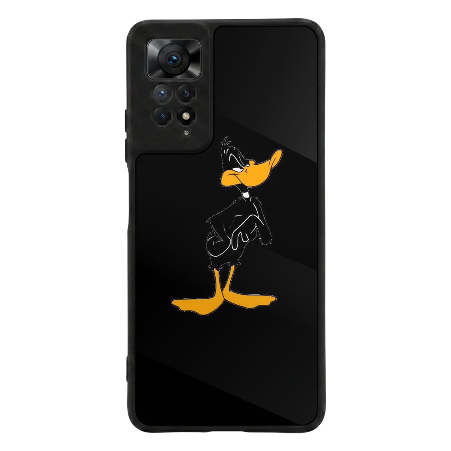 Xiaomi Redmi Note 11 Pro Uyumlu Daffy duck Tasarımlı Glossy Premium Kılıf