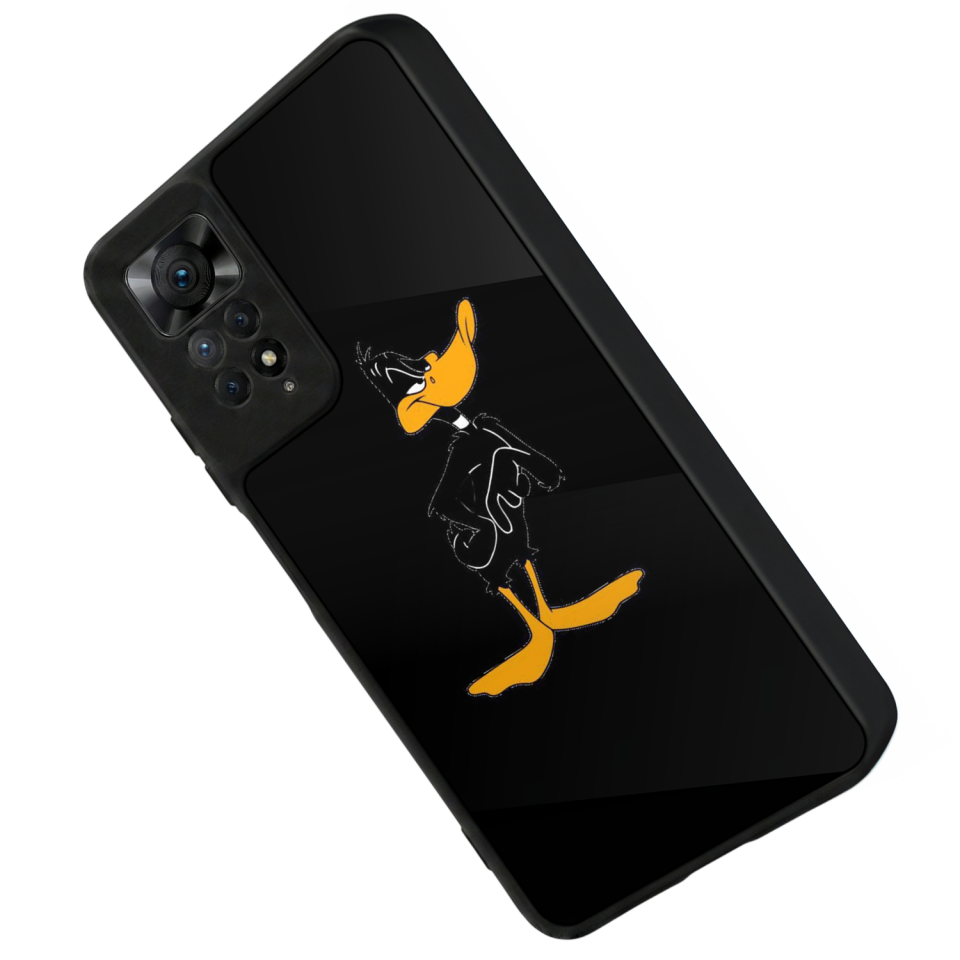 Xiaomi Redmi Note 11 Pro Uyumlu Daffy duck Tasarımlı Glossy Premium Kılıf