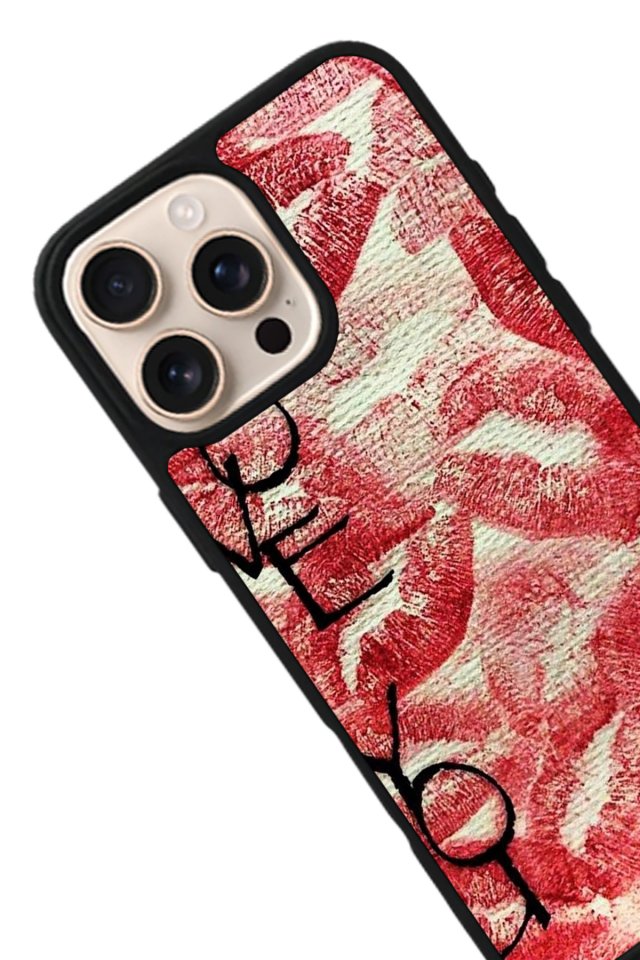 iPhone 14 Pro Uyumlu Dudak Tasarımlı Glossy Premium Kılıf