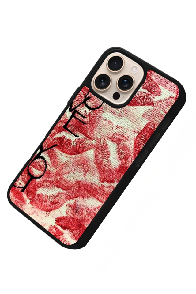 iPhone 14 Pro Uyumlu Dudak Tasarımlı Glossy Premium Kılıf
