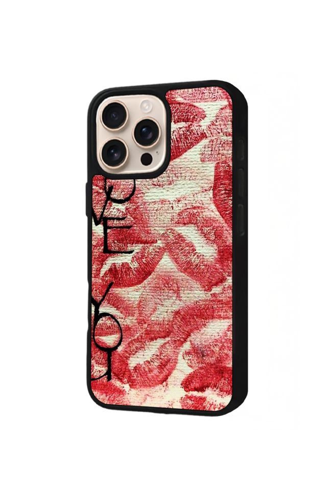 iPhone 14 Pro Uyumlu Dudak Tasarımlı Glossy Premium Kılıf