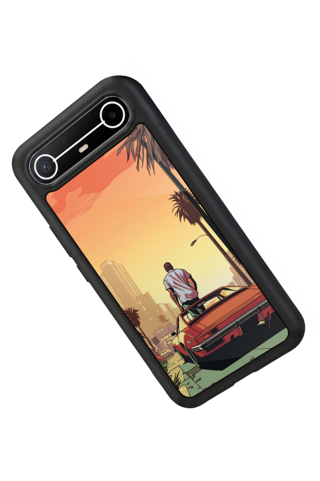 Tecno Spark Slim 5G Uyumlu GTA Tasarımlı Glossy Premium Kılıf