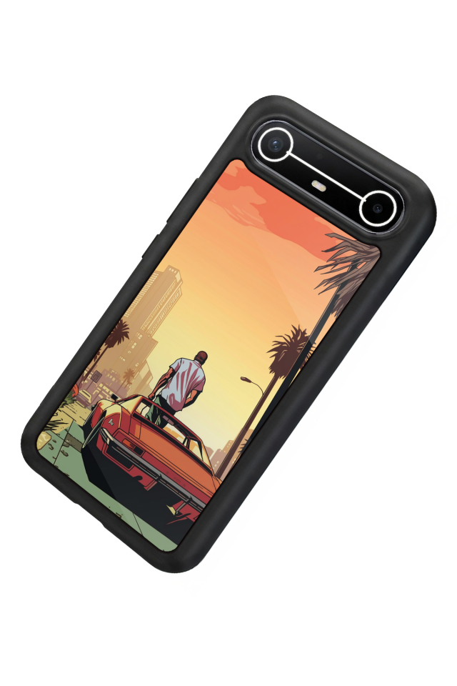 Tecno Spark Slim 5G Uyumlu GTA Tasarımlı Glossy Premium Kılıf