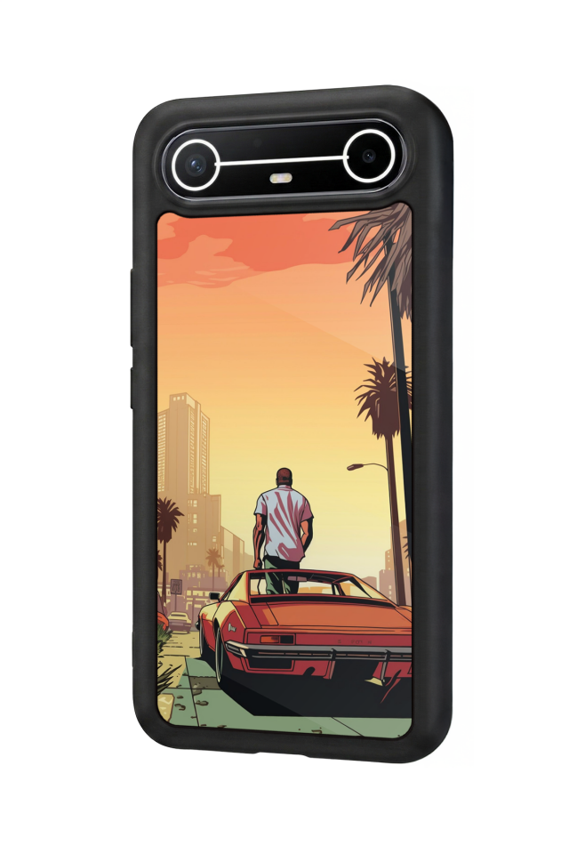 Tecno Spark Slim 5G Uyumlu GTA Tasarımlı Glossy Premium Kılıf
