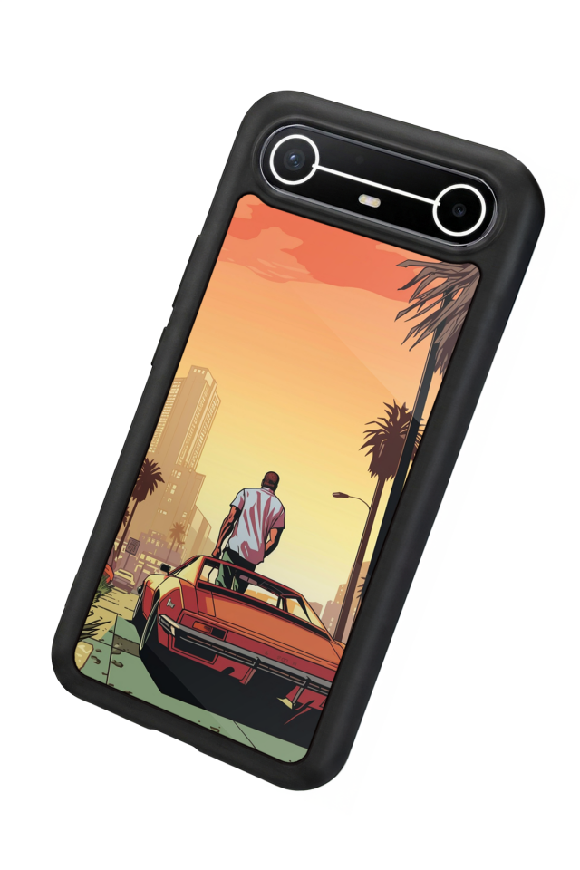 Tecno Spark Slim 5G Uyumlu GTA Tasarımlı Glossy Premium Kılıf