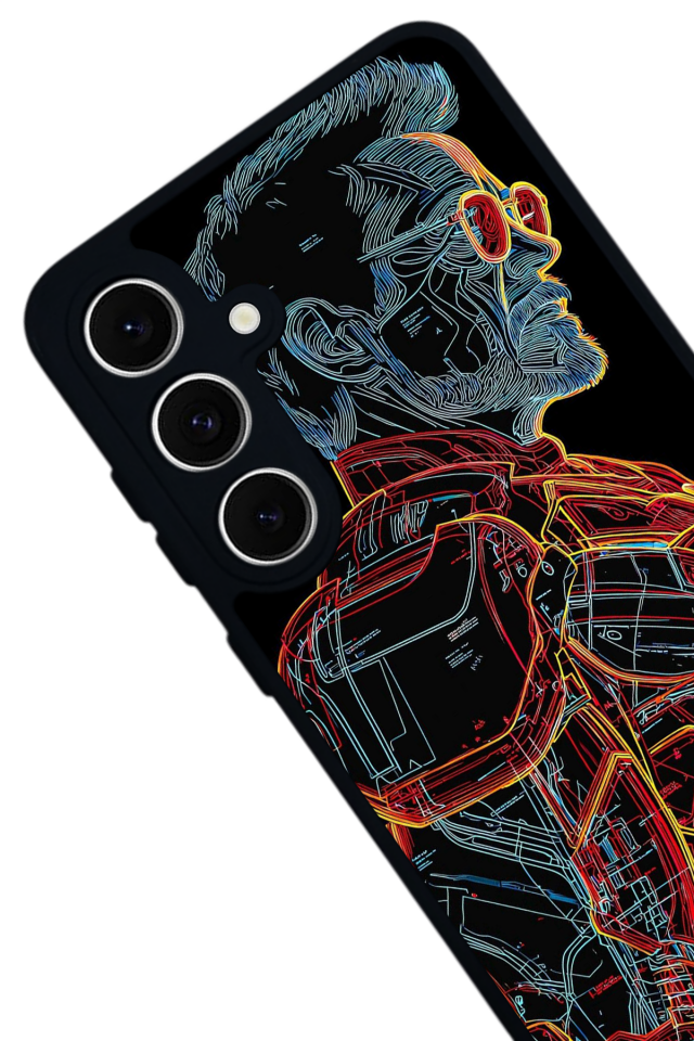 Samsung Galaxy A16 Uyumlu Iron Man ( Demir Adam ) Tasarımlı Glossy Premium Kılıf