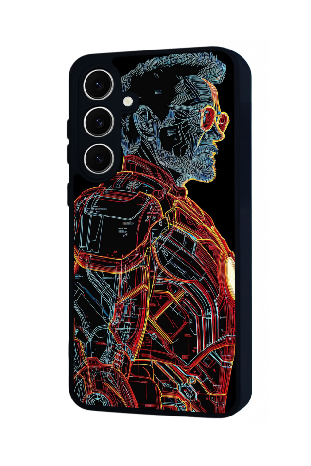 Samsung Galaxy A16 Uyumlu Iron Man ( Demir Adam ) Tasarımlı Glossy Premium Kılıf