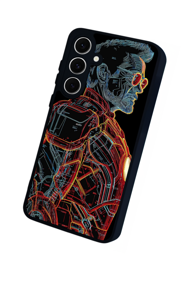 Samsung Galaxy A16 Uyumlu Iron Man ( Demir Adam ) Tasarımlı Glossy Premium Kılıf