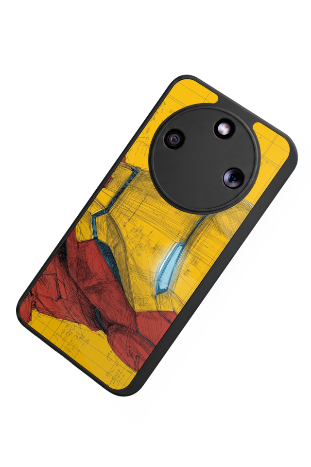Honor Magic 8 Lite Uyumlu  Iron Man ( Demir Adam ) Tasarımlı Glossy Premium Kılıf