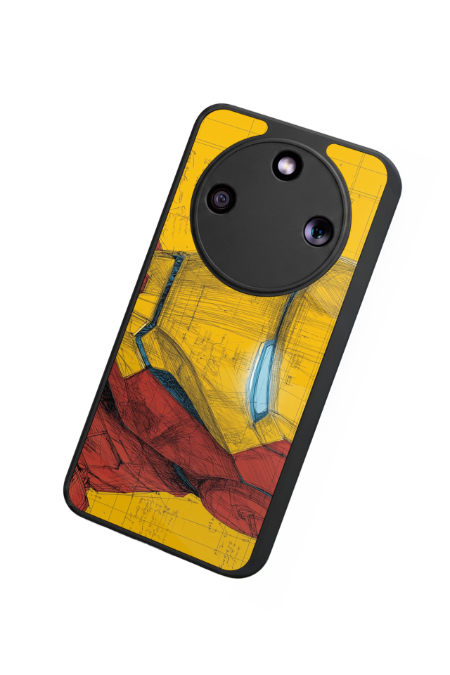 Honor Magic 8 Lite Uyumlu  Iron Man ( Demir Adam ) Tasarımlı Glossy Premium Kılıf