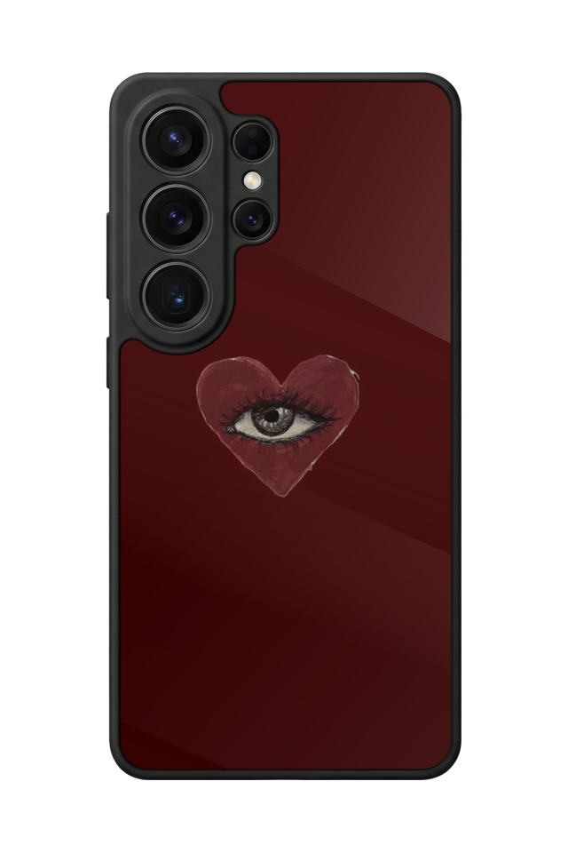 Samsung Galaxy S26 Ultra Uyumlu Kalp Love Tasarımlı Glossy Premium Kılıf