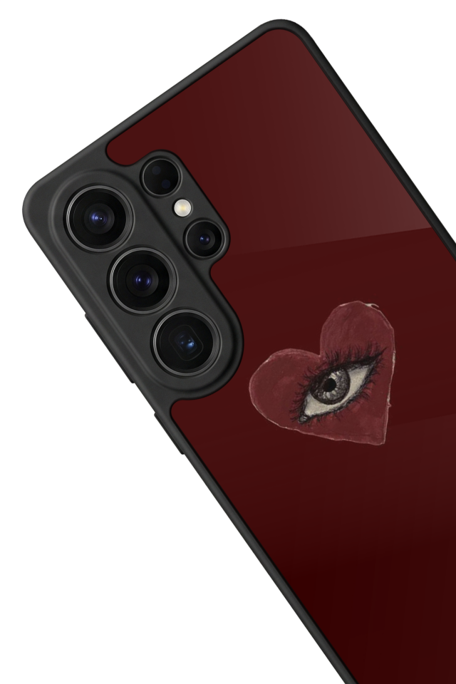 Samsung Galaxy S26 Ultra Uyumlu Kalp Love Tasarımlı Glossy Premium Kılıf