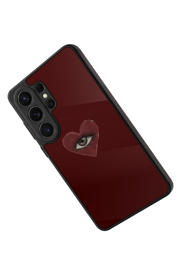 Samsung Galaxy S26 Ultra Uyumlu Kalp Love Tasarımlı Glossy Premium Kılıf