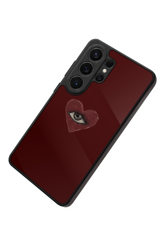 Samsung Galaxy S26 Ultra Uyumlu Kalp Love Tasarımlı Glossy Premium Kılıf
