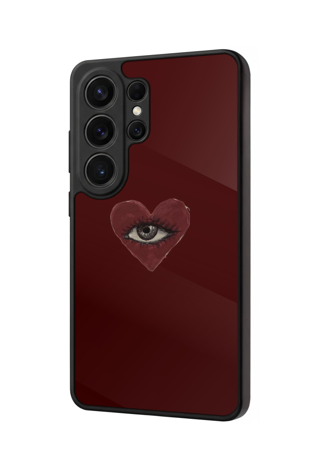 Samsung Galaxy S26 Ultra Uyumlu Kalp Love Tasarımlı Glossy Premium Kılıf