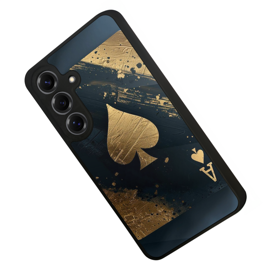 Samsung Galaxy S25 Uyumlu Kart Tasarımlı Glossy Premium Kılıf