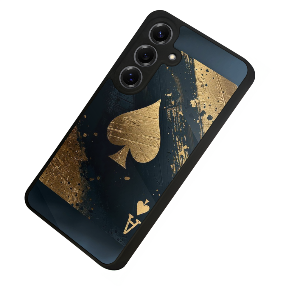 Samsung Galaxy S25 Uyumlu Kart Tasarımlı Glossy Premium Kılıf