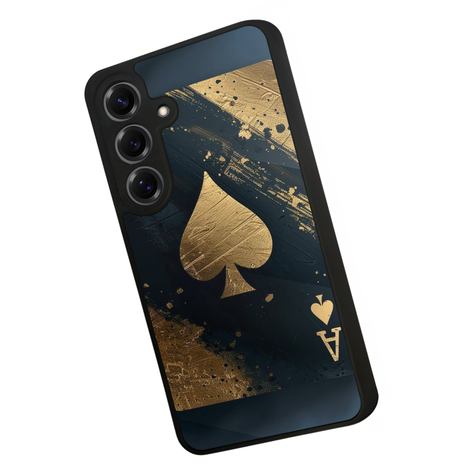 Samsung Galaxy S25 Uyumlu Kart Tasarımlı Glossy Premium Kılıf