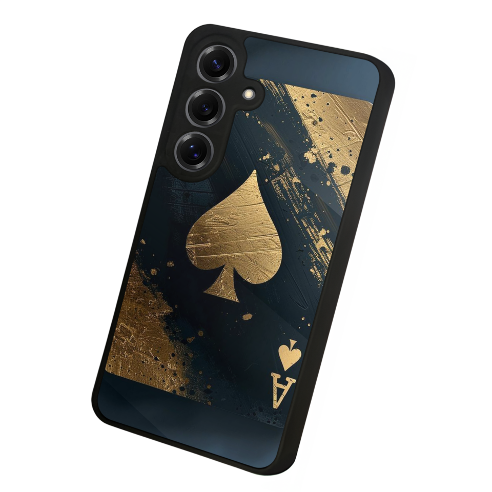 Samsung Galaxy S25 Uyumlu Kart Tasarımlı Glossy Premium Kılıf