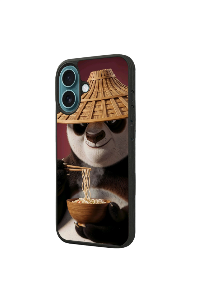 iPhone 16 Uyumlu Kung Fu Panda Tasarımlı Glossy Premium Kılıf