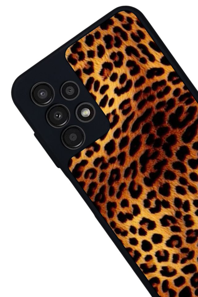 Samsung Galaxy A13 Uyumlu Leopar Tasarımlı Glossy Premium Kılıf