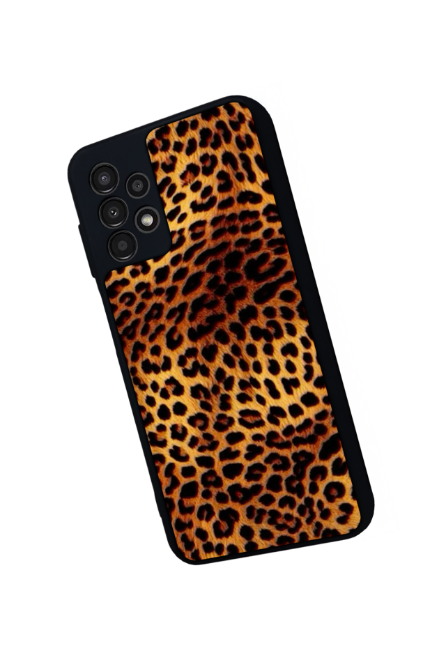 Samsung Galaxy A13 Uyumlu Leopar Tasarımlı Glossy Premium Kılıf