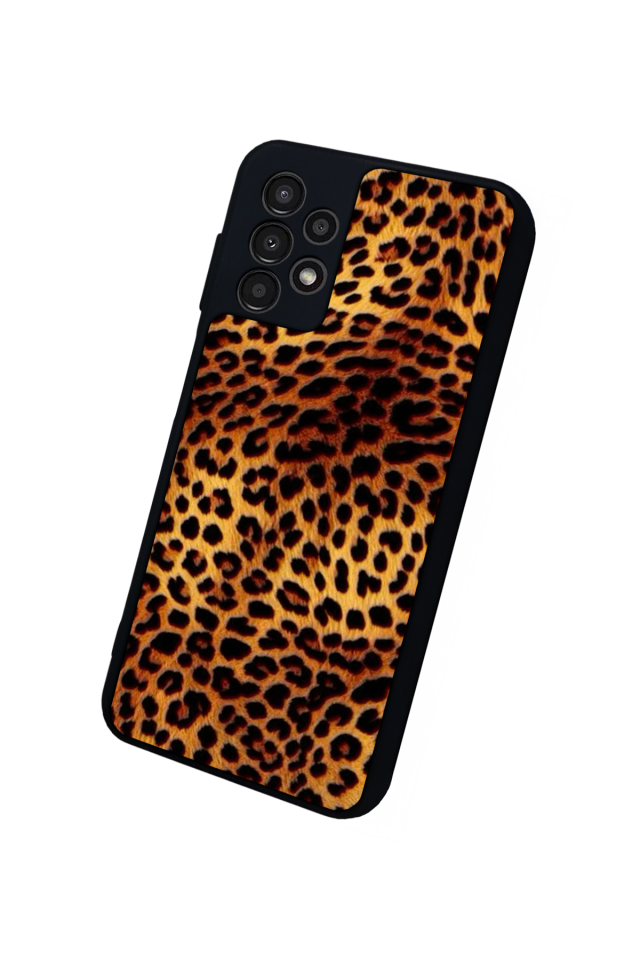 Samsung Galaxy A13 Uyumlu Leopar Tasarımlı Glossy Premium Kılıf