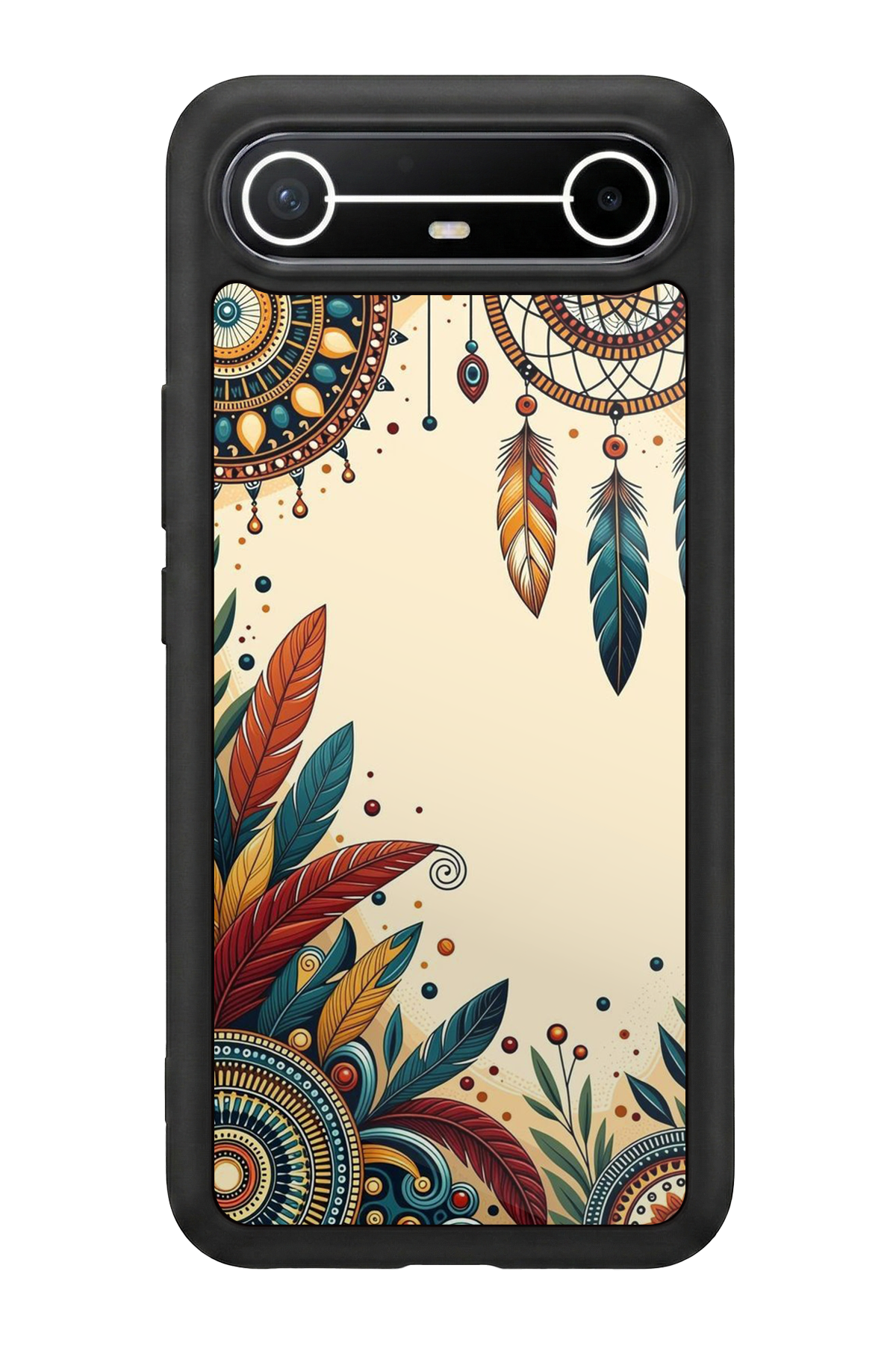Tecno Spark Slim 5G Uyumlu Mandala Tasarımlı Glossy Premium Kılıf